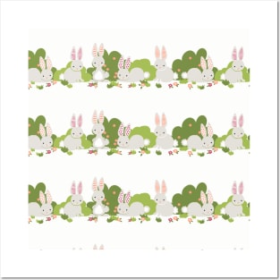 Cute Bunnies Posters and Art